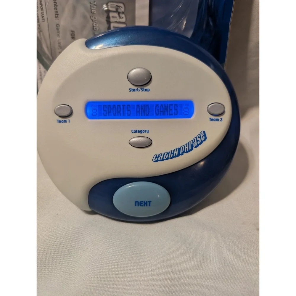 Parker Brothers Catch Pharse Electronic Handheld Party Game Adults 2009 WORKS